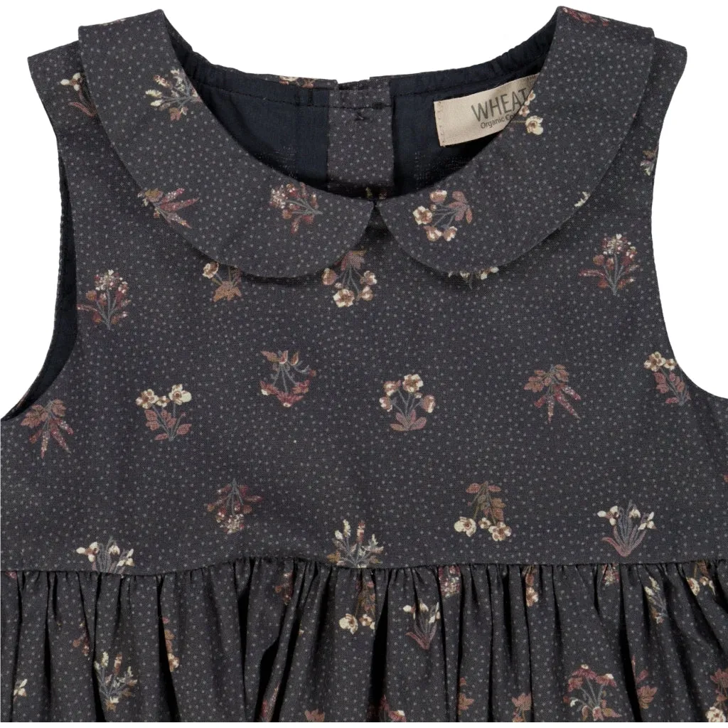 Dress Eila - black flowers