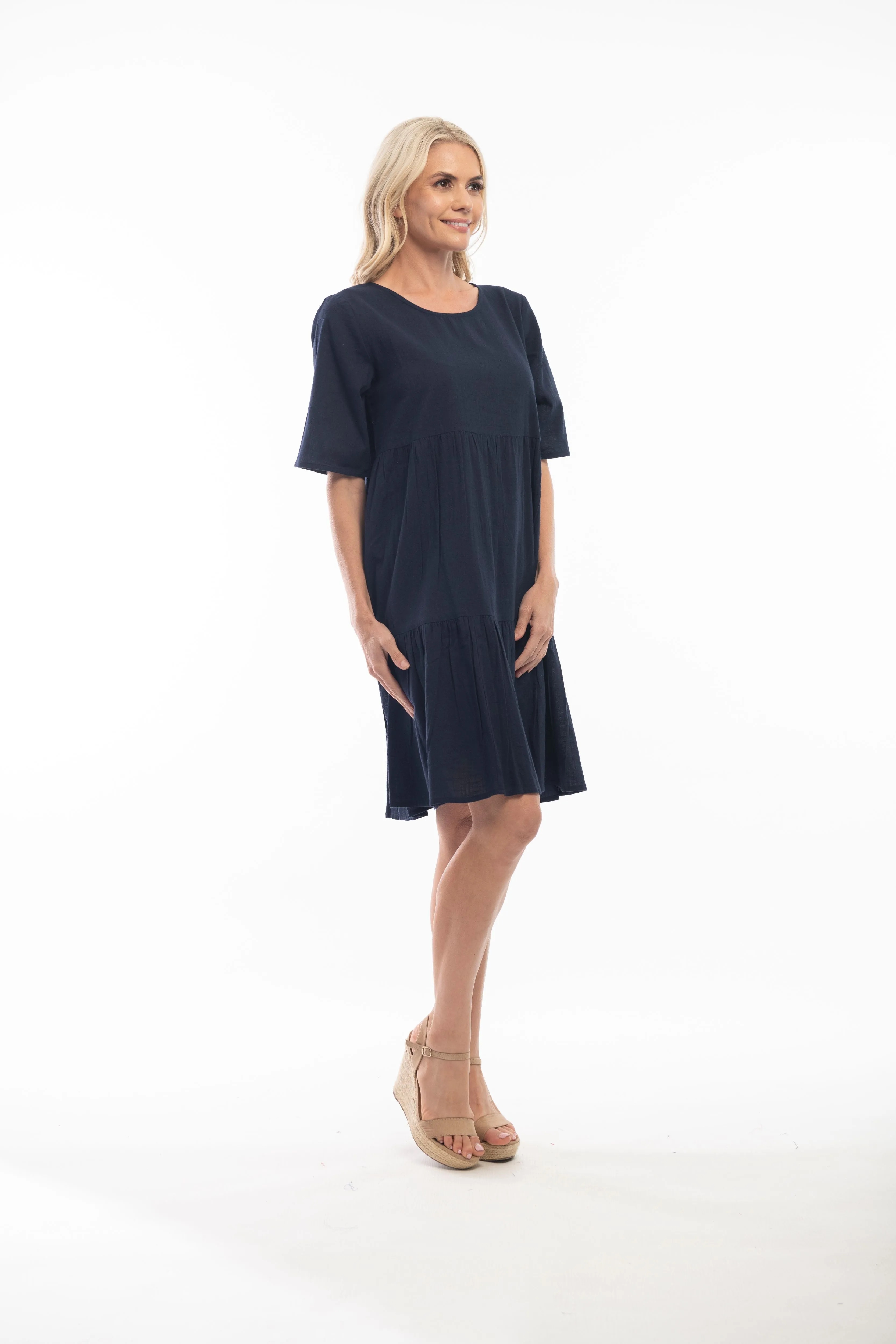 Essentials Dress Layers - Navy