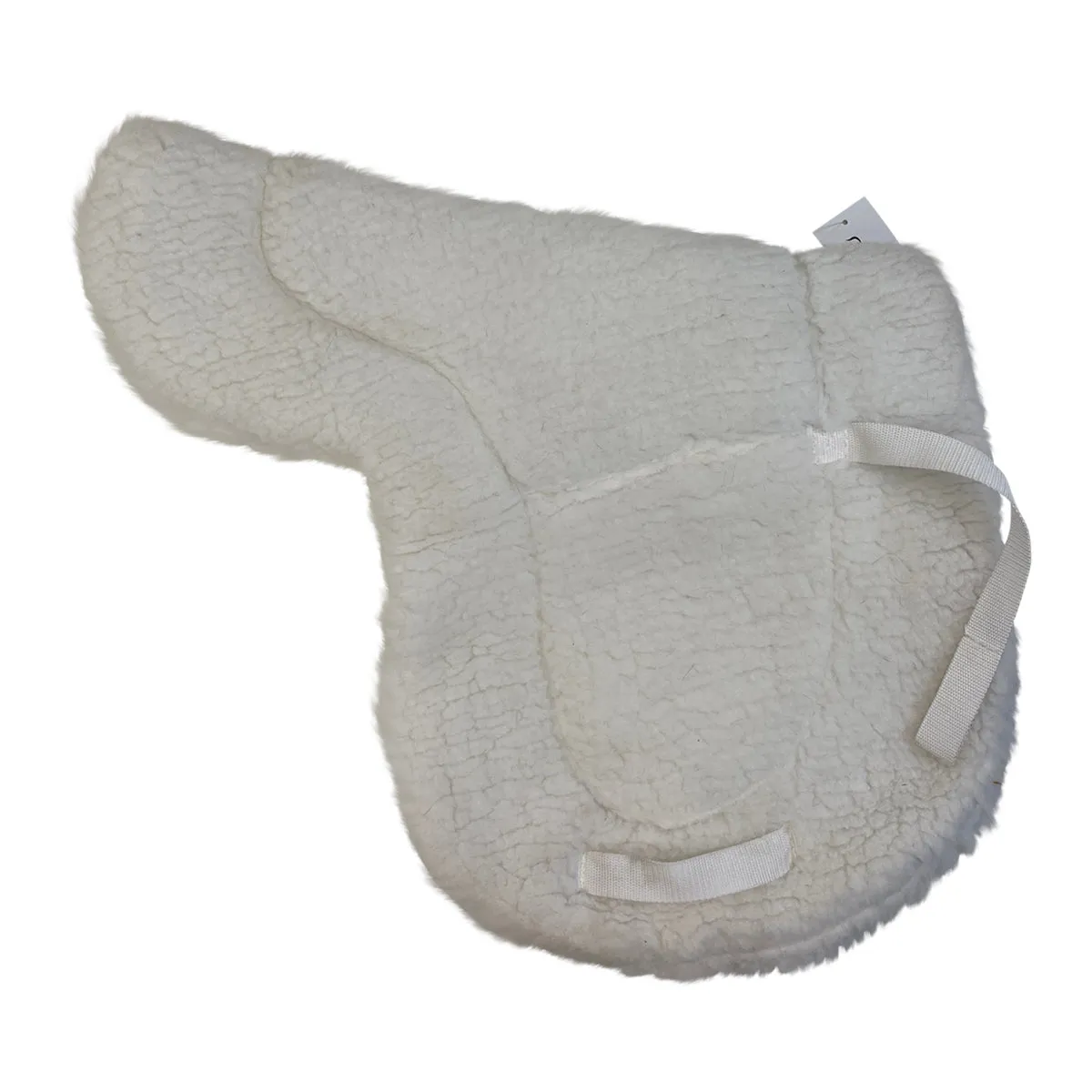 Fleece Shaped Show Pad in White in White - Horse