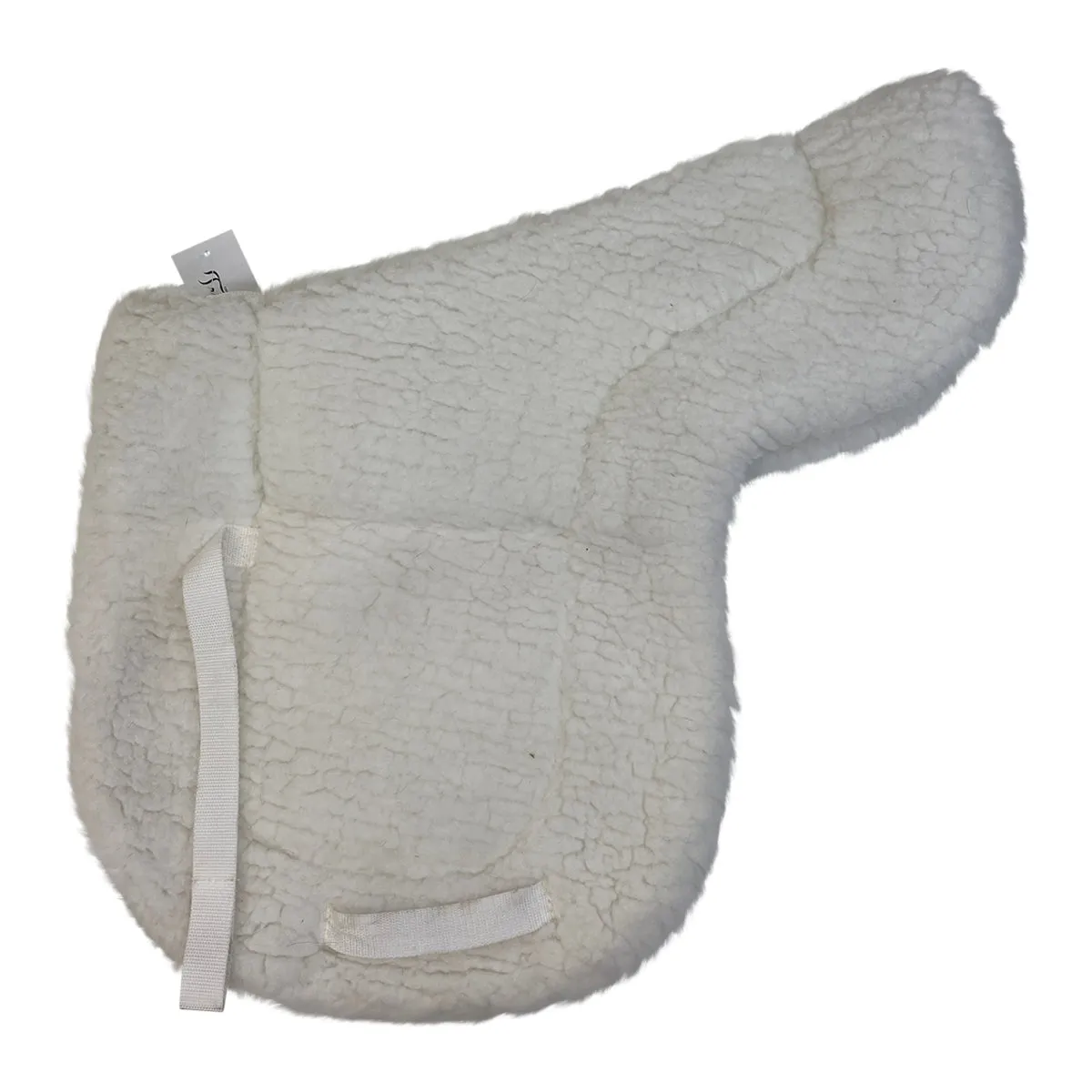 Fleece Shaped Show Pad in White in White - Horse