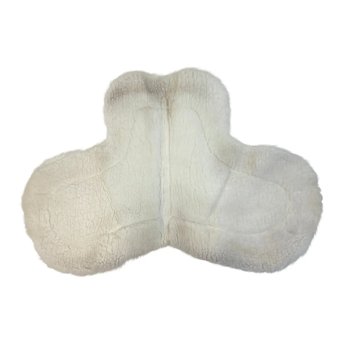 Fleece Shaped Show Pad in White in White - Horse