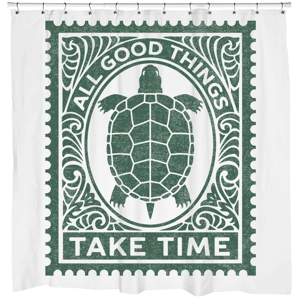 Good Things Turtle Shower Curtain