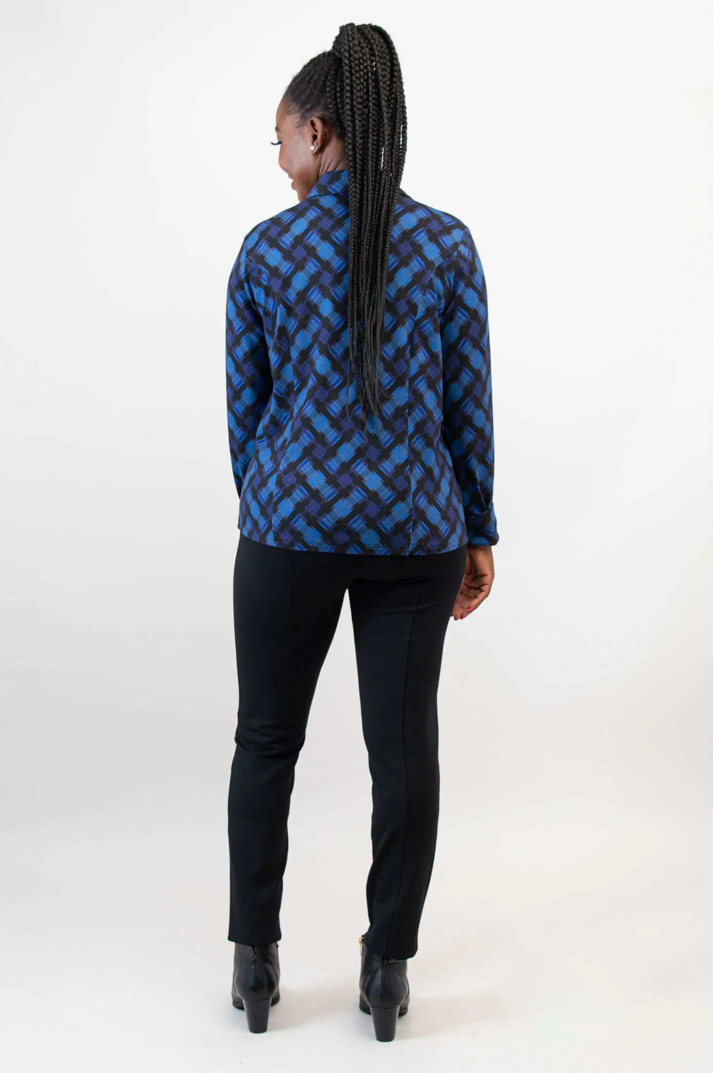 Harley Long Sleeve Top, Scottish Isles, Bamboo - Final Sale