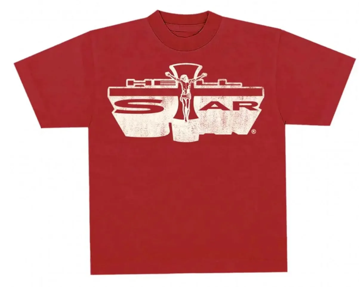 Hellstar Studios Jesus Emblem Red Tee