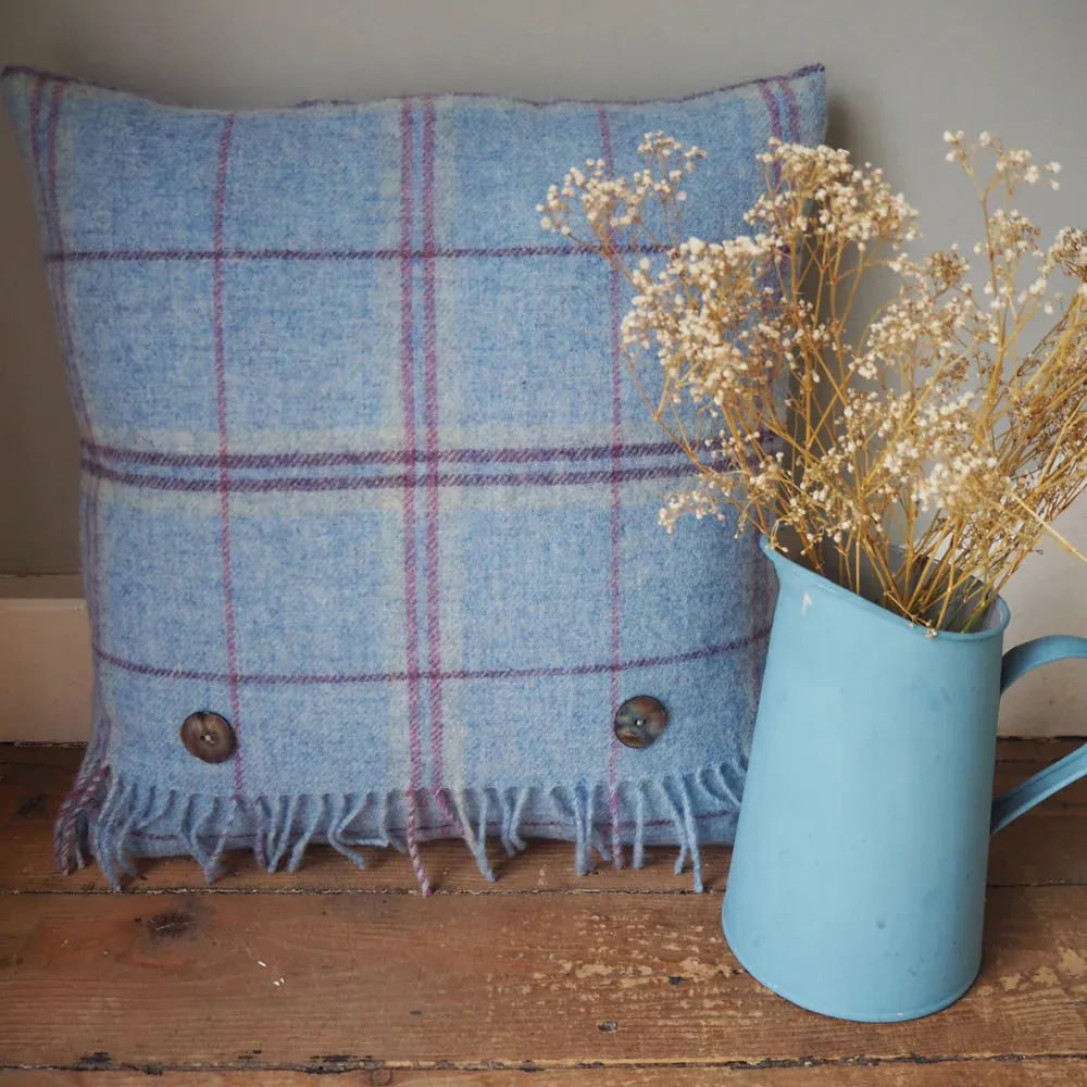 Hettie - Cushion Platinum Blue