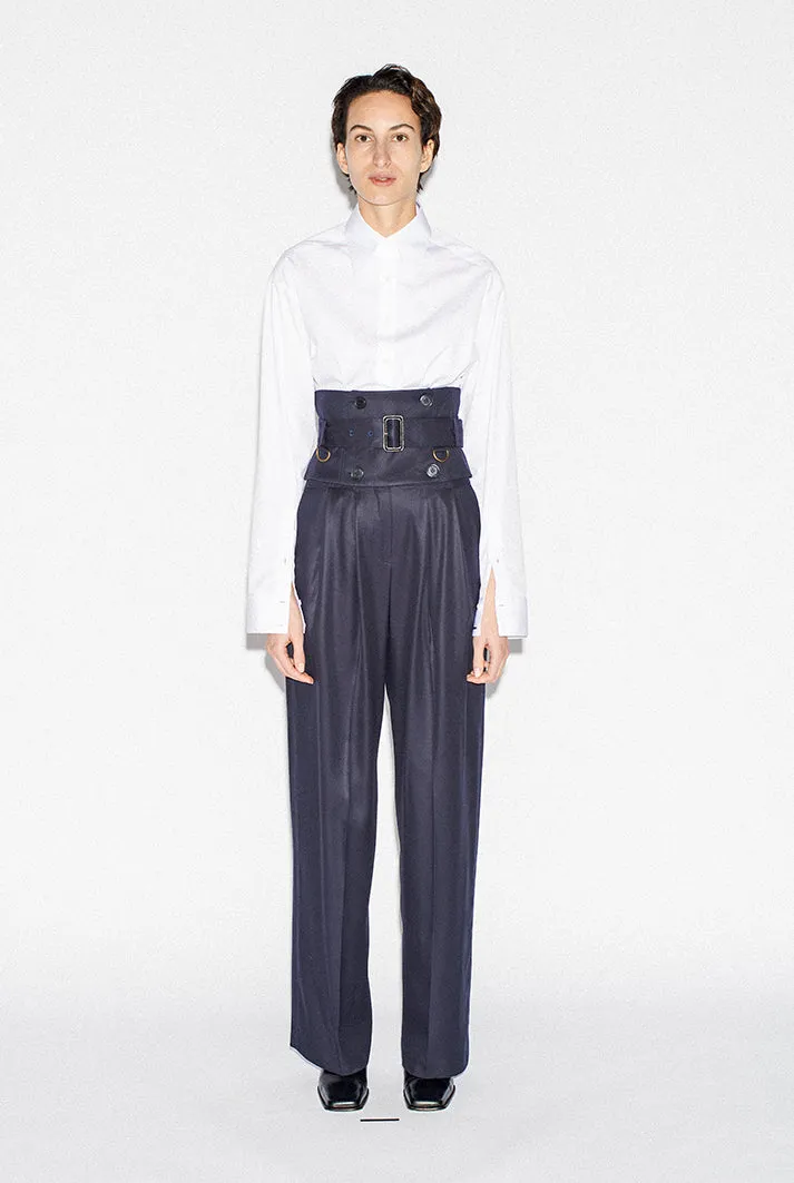 High-Waisted Smoking Pants