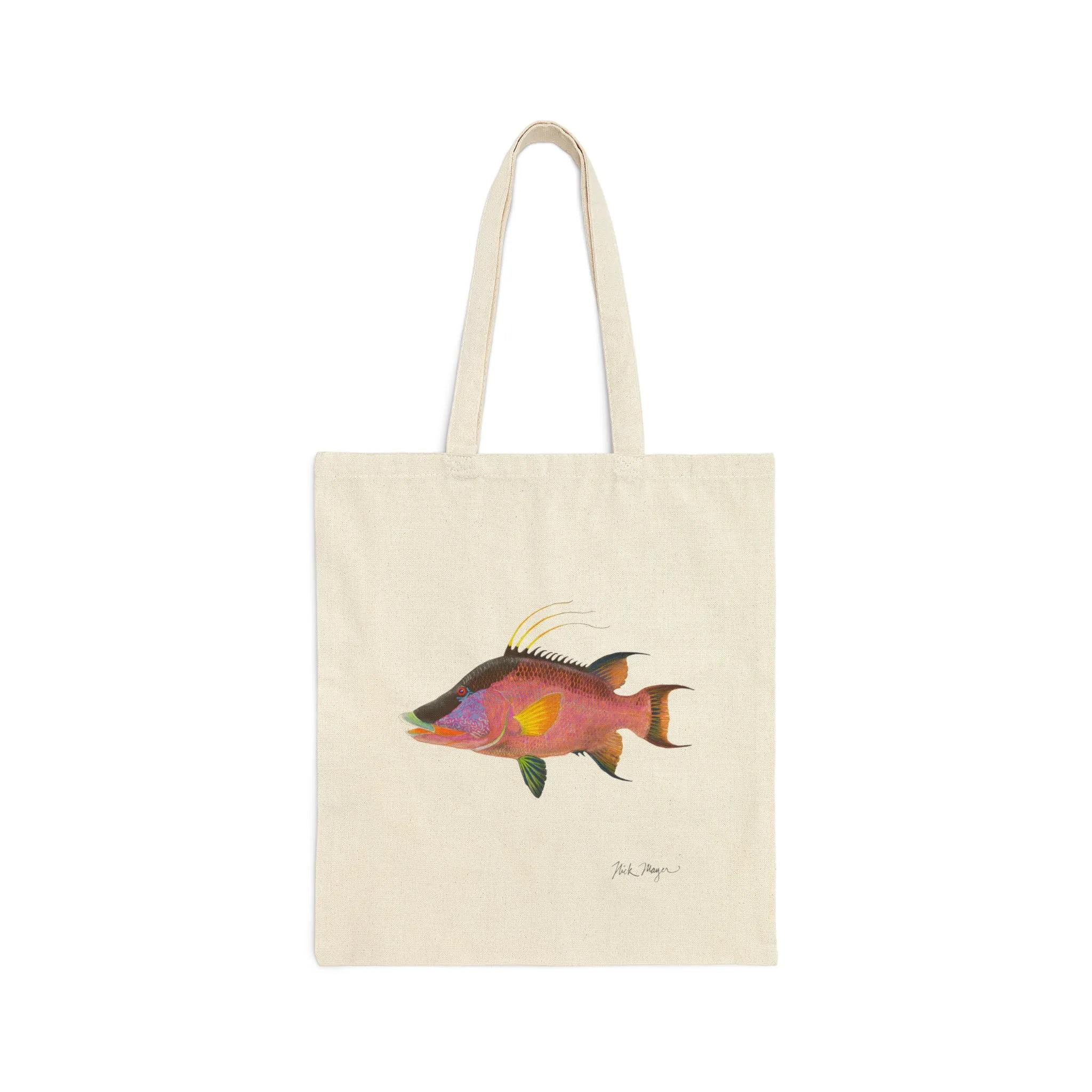 Hogfish Cotton Canvas Tote Bag