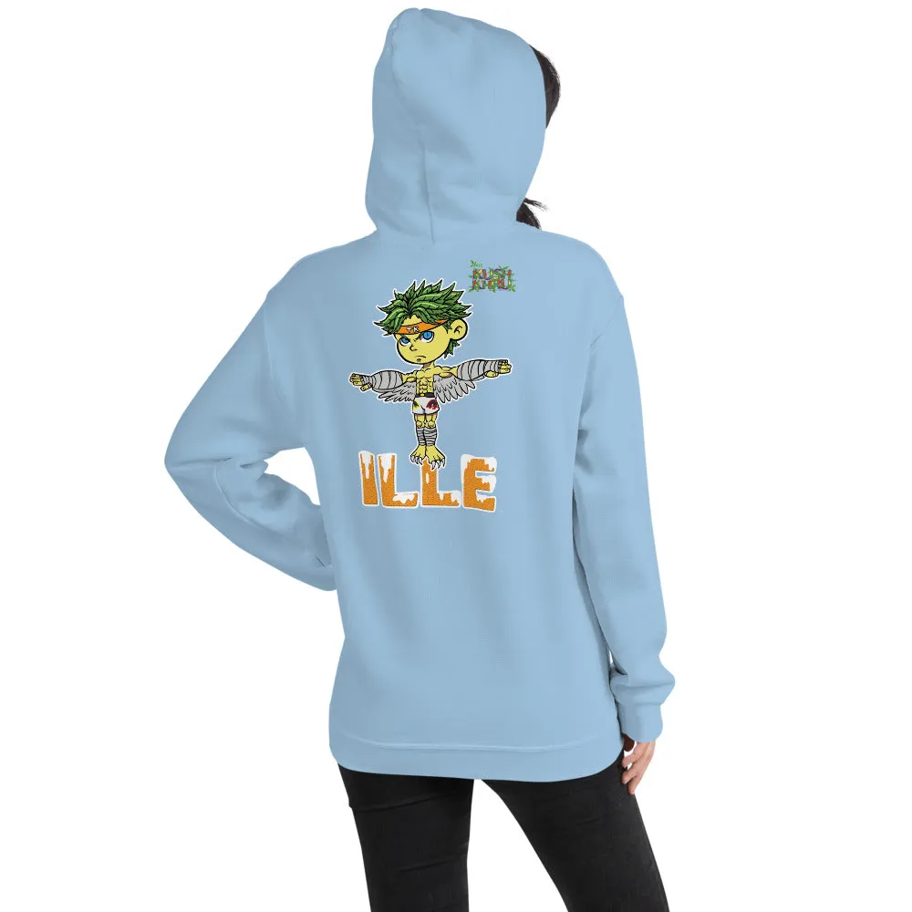 ILLE KUSH TIRACCHAN Mode Unisex Hoodie