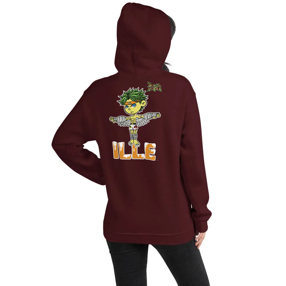 ILLE KUSH TIRACCHAN Mode Unisex Hoodie