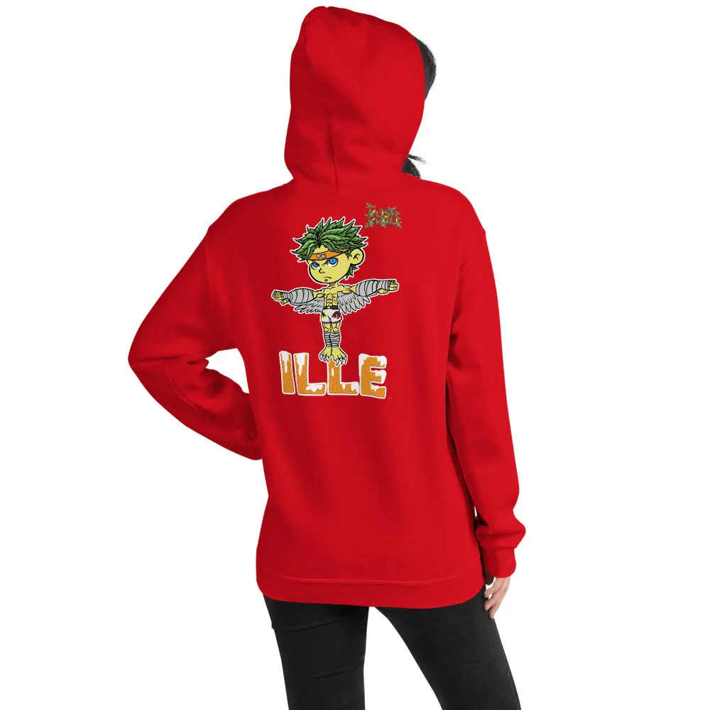 ILLE KUSH TIRACCHAN Mode Unisex Hoodie