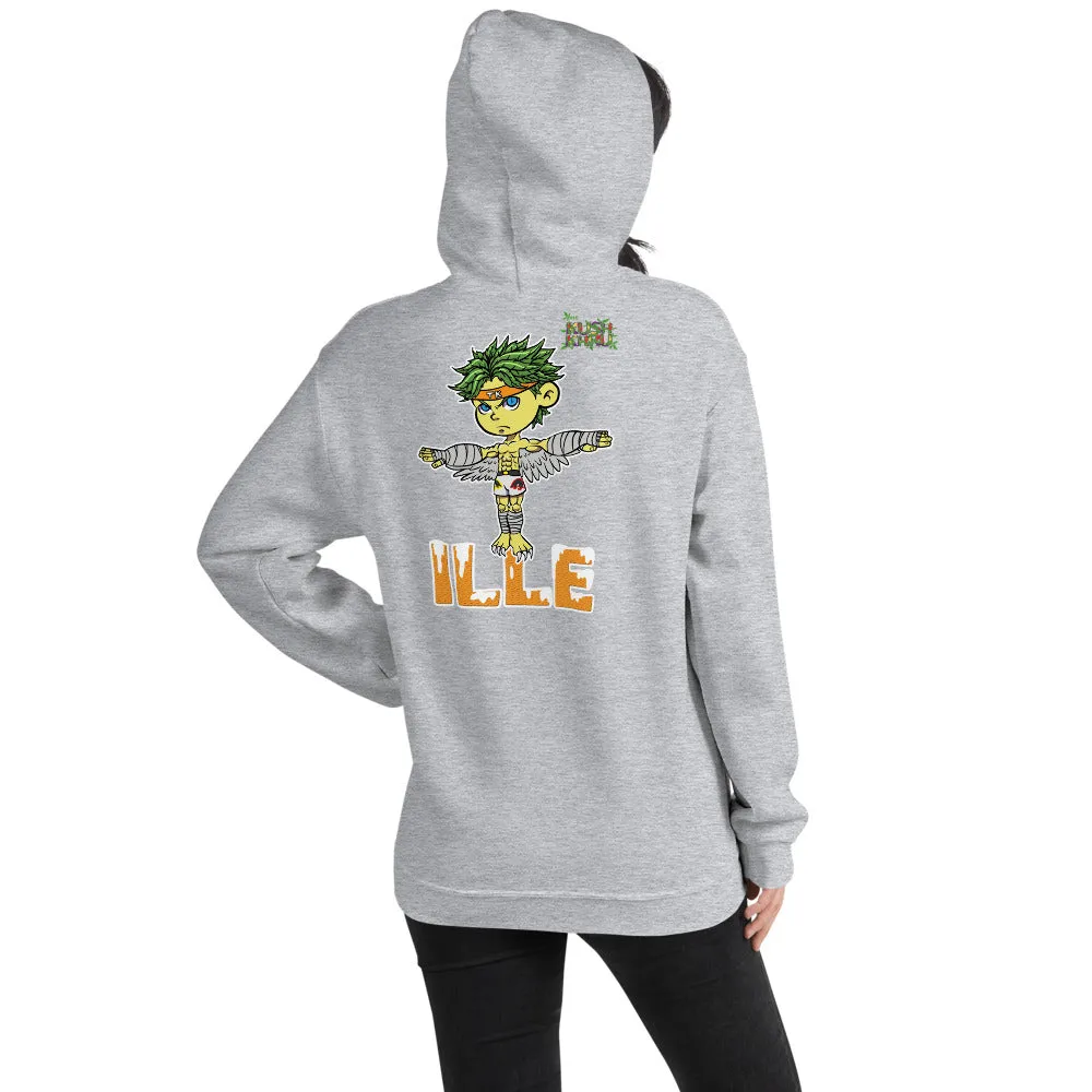 ILLE KUSH TIRACCHAN Mode Unisex Hoodie