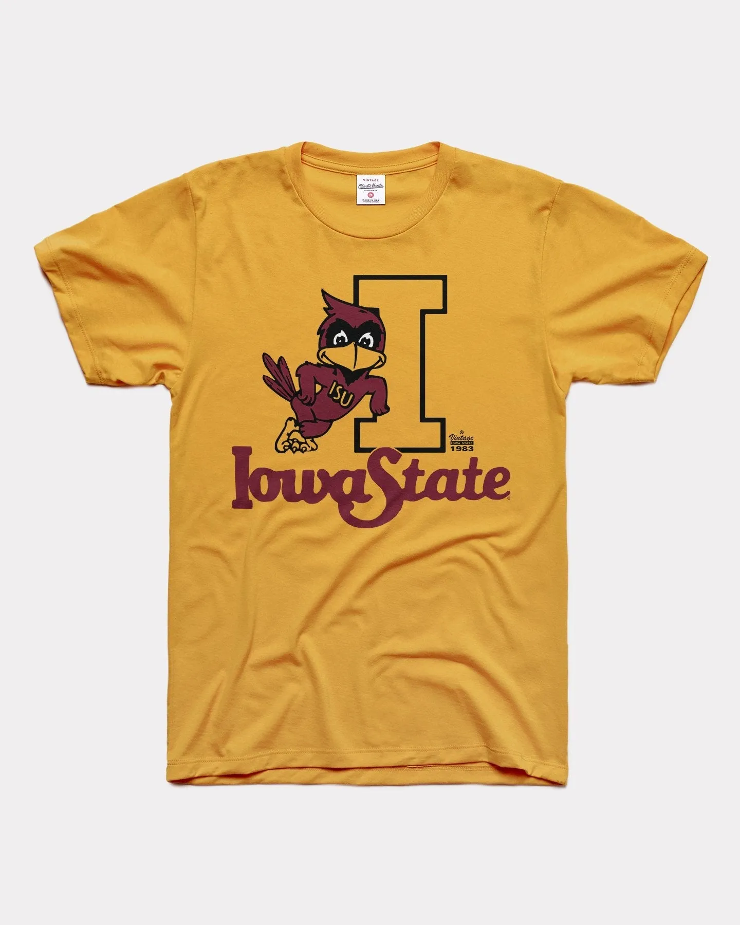 Iowa State Cyclones Leaning Cy Gold T-Shirt