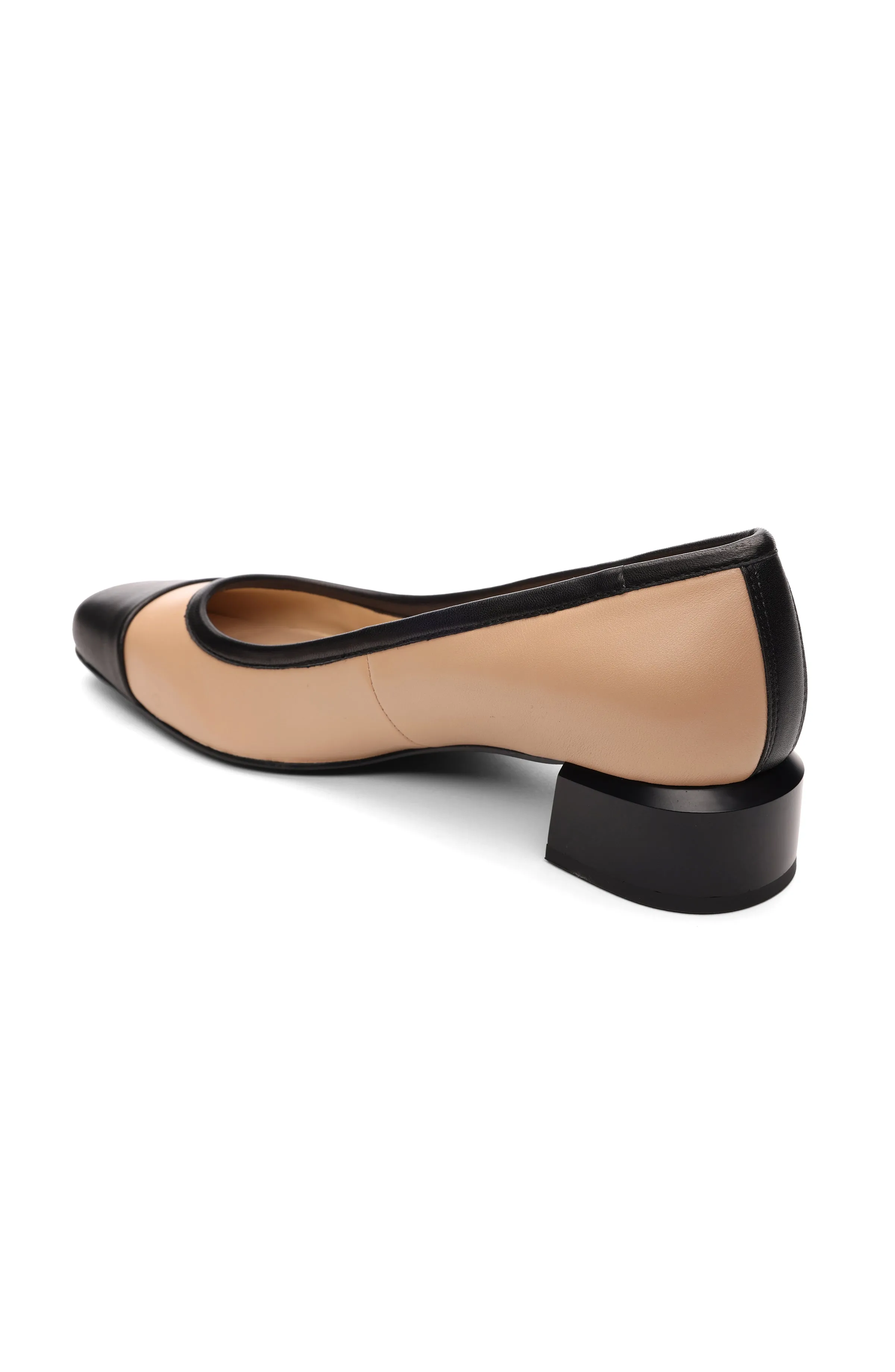 IRVINE ROUNDED TOE SLIP ON WITH BLOCK HEEL