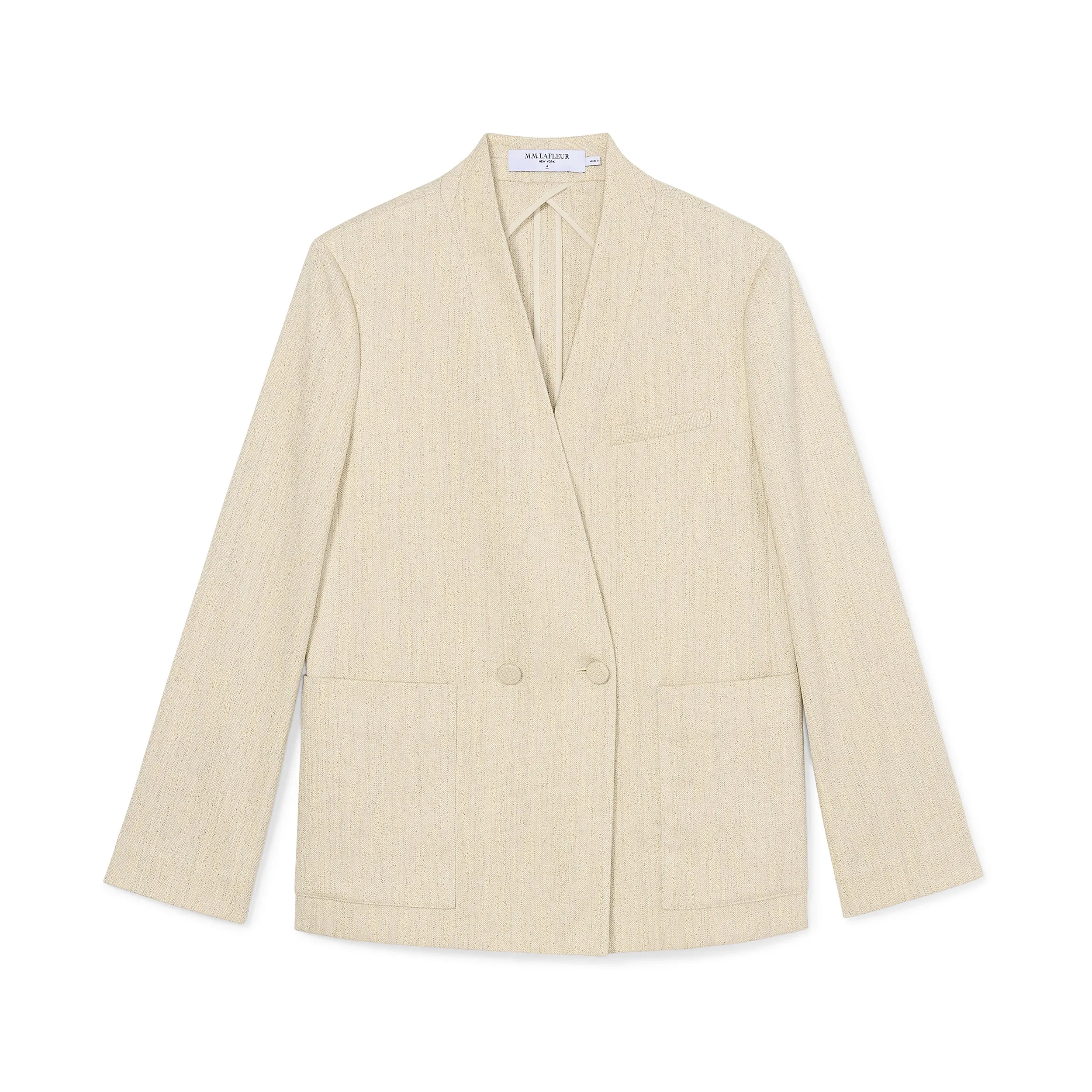 Janette Jacket - Cotton Tweed :: Ivory