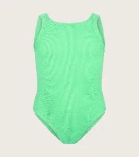 Kids Classic Swim One Piece - Lime