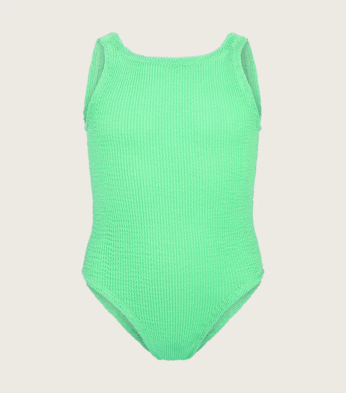 Kids Classic Swim One Piece - Lime