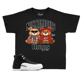 Kids Playoff 12 Shirt - Thug Bears - Black