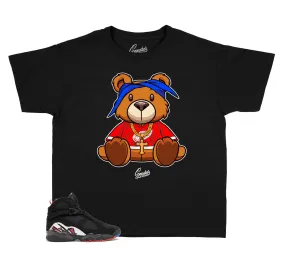 Kids Playoffs 8 Shirt - West Bear - Black