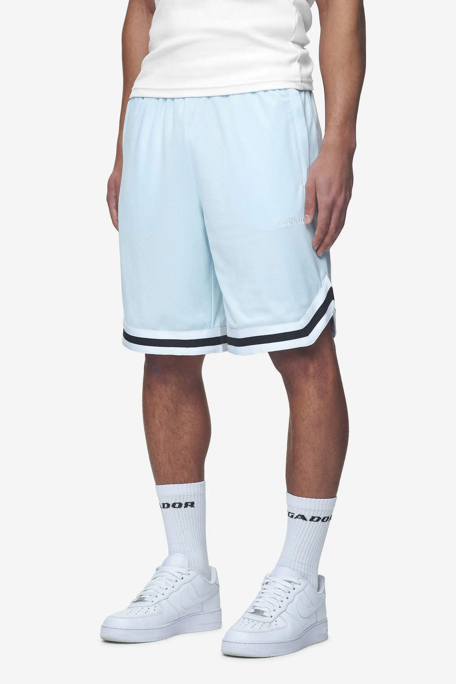 Lansing Basketball Shorts Baby Blue