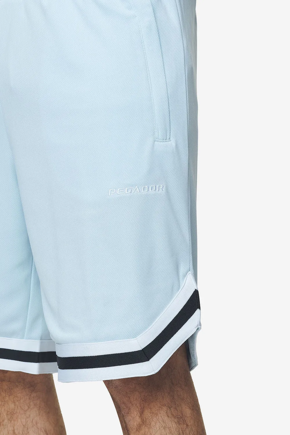 Lansing Basketball Shorts Baby Blue