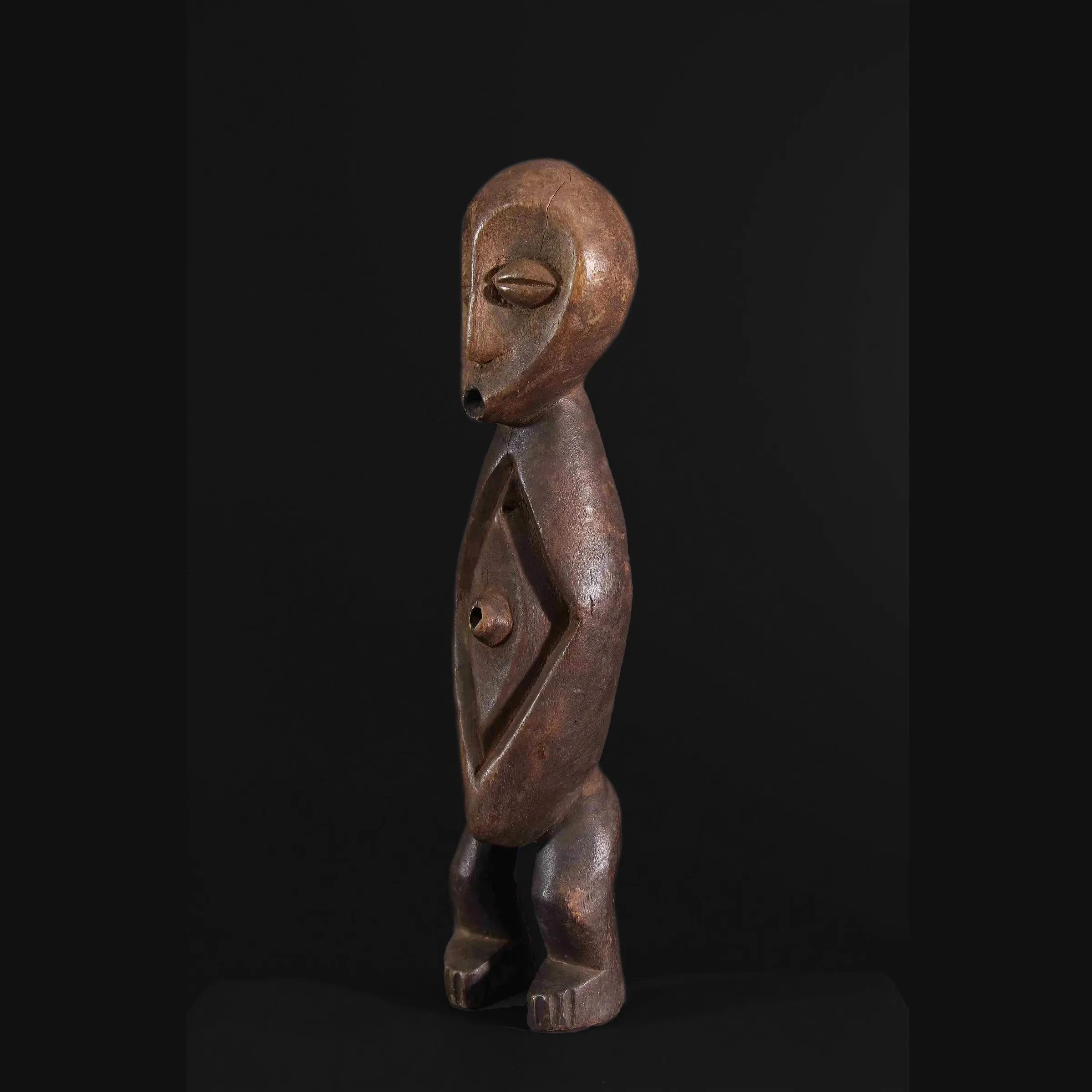 Lega Bwami Wooden Figure, Congo #11