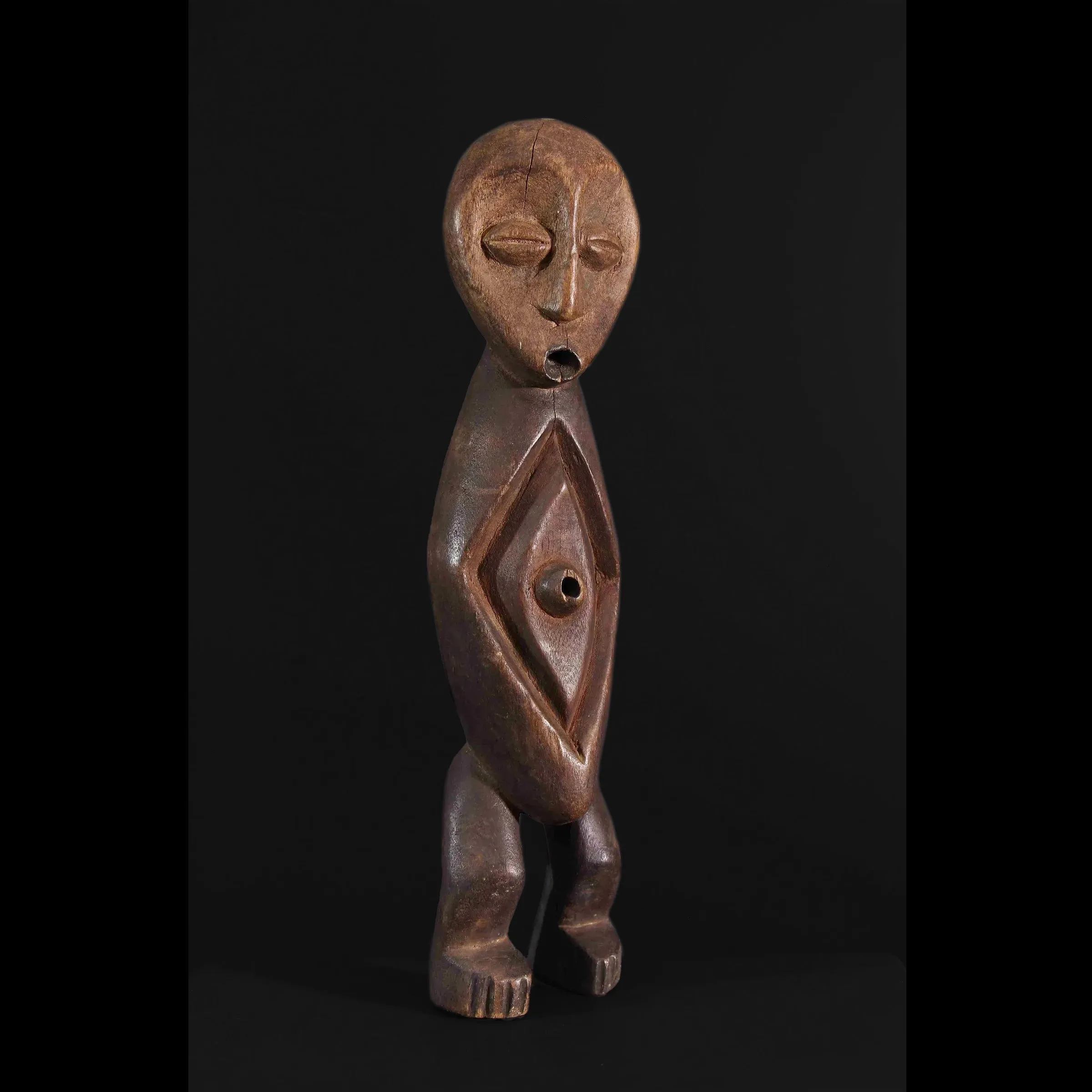 Lega Bwami Wooden Figure, Congo #11