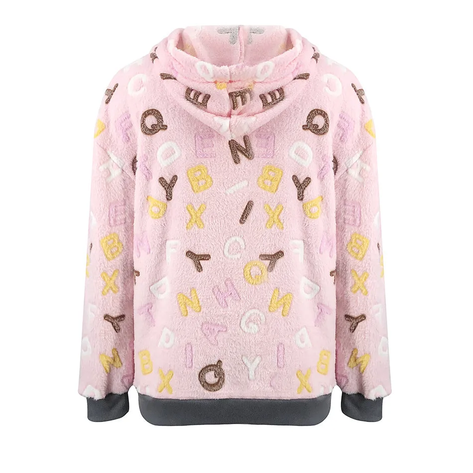 Letter Hoodie Sweatshirt