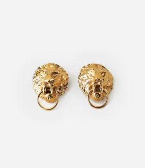 Lion Door Knocker Earrings