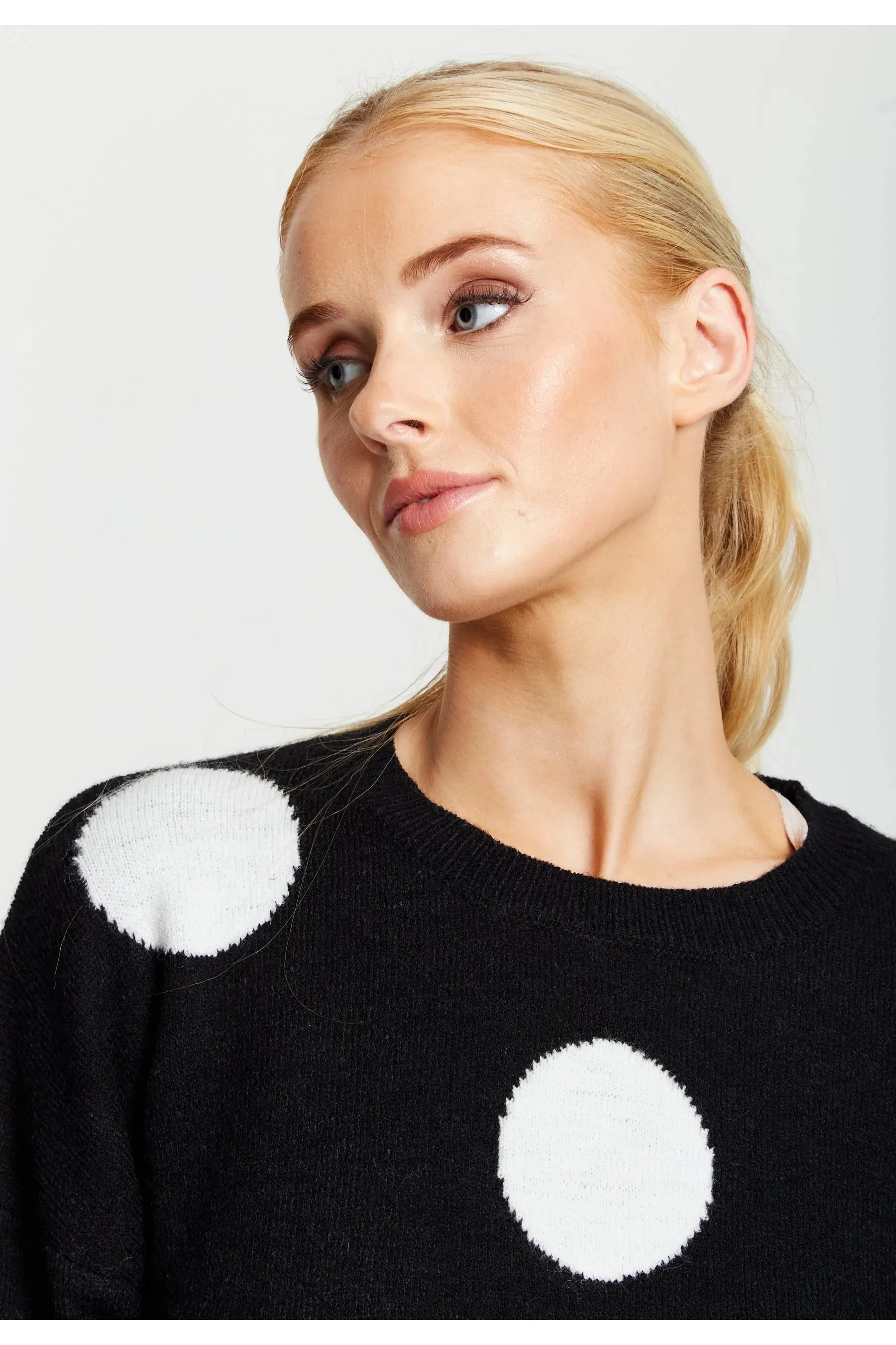 Liquorish Polka Dot Jumper