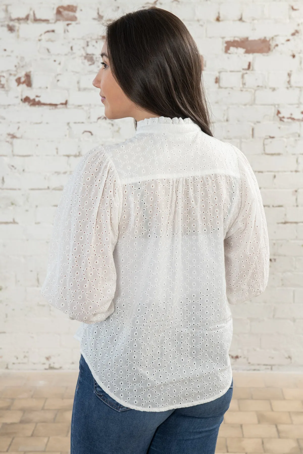 Lola Blouse - Broderie Anglaise