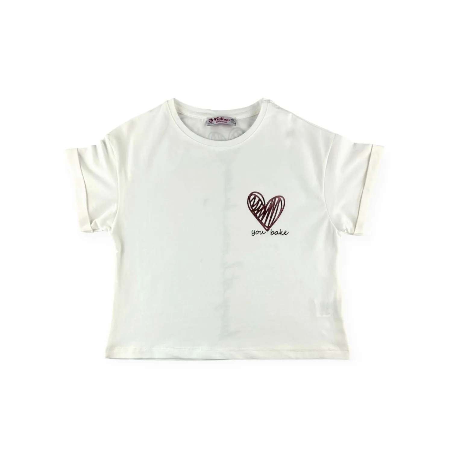 Love Script Girls Cotton Shirt