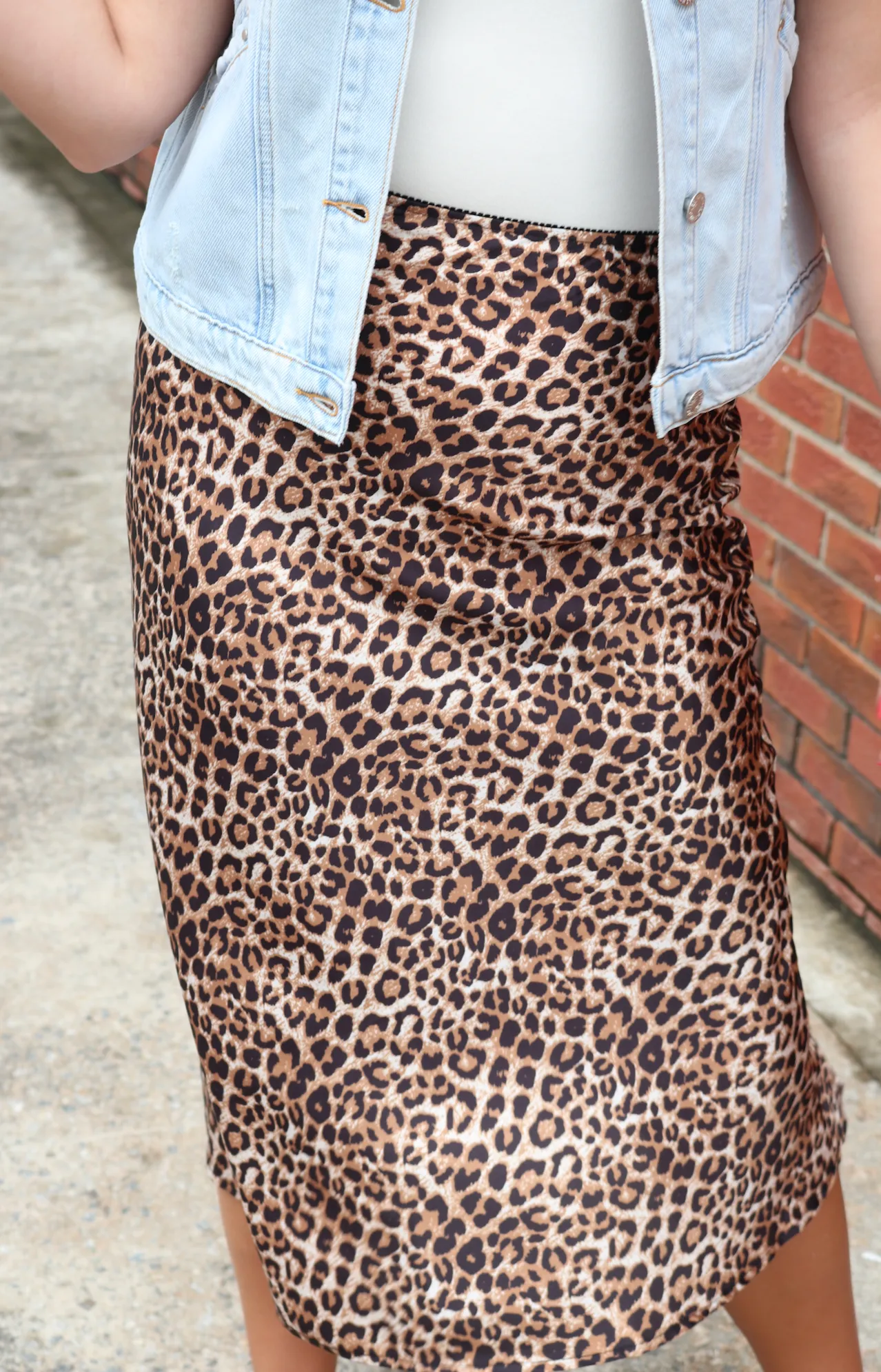 Luxe Leopard Midi Skirt