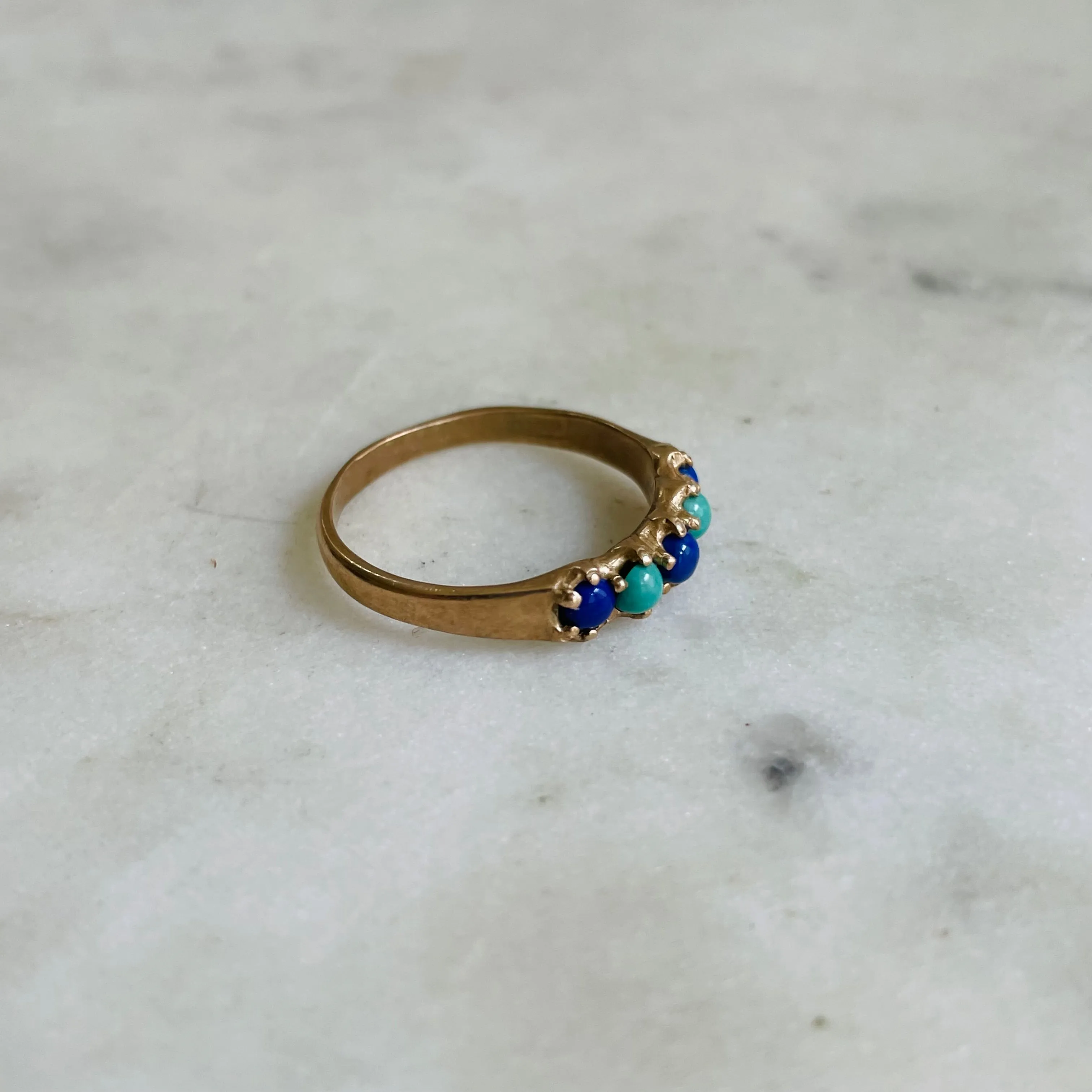 MARGARET RING — LAPIS & TURQUOISE