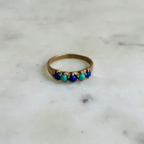 MARGARET RING — LAPIS & TURQUOISE