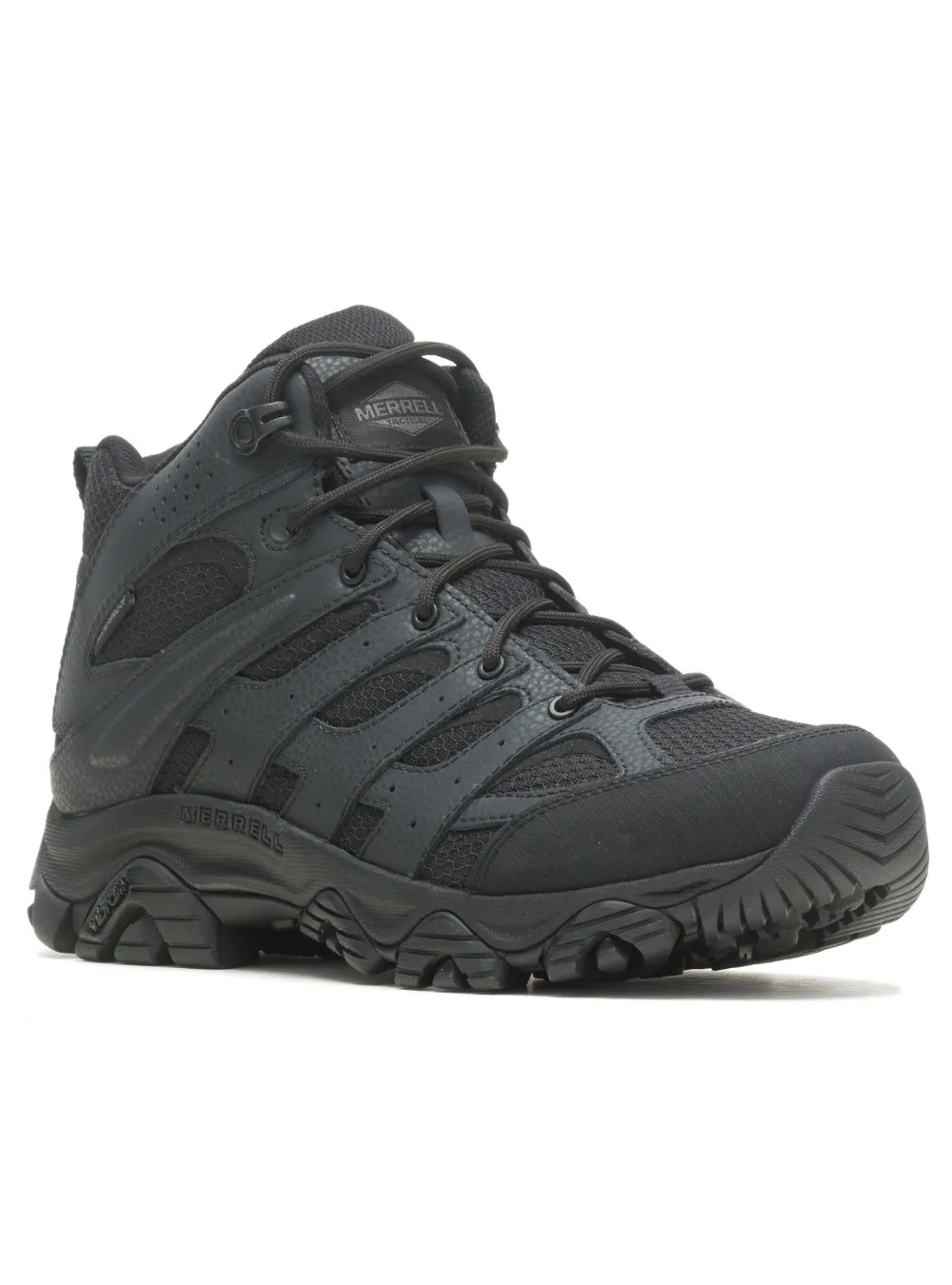 Merrell Men's Moab 3 Mid Tactical Waterproof - Black