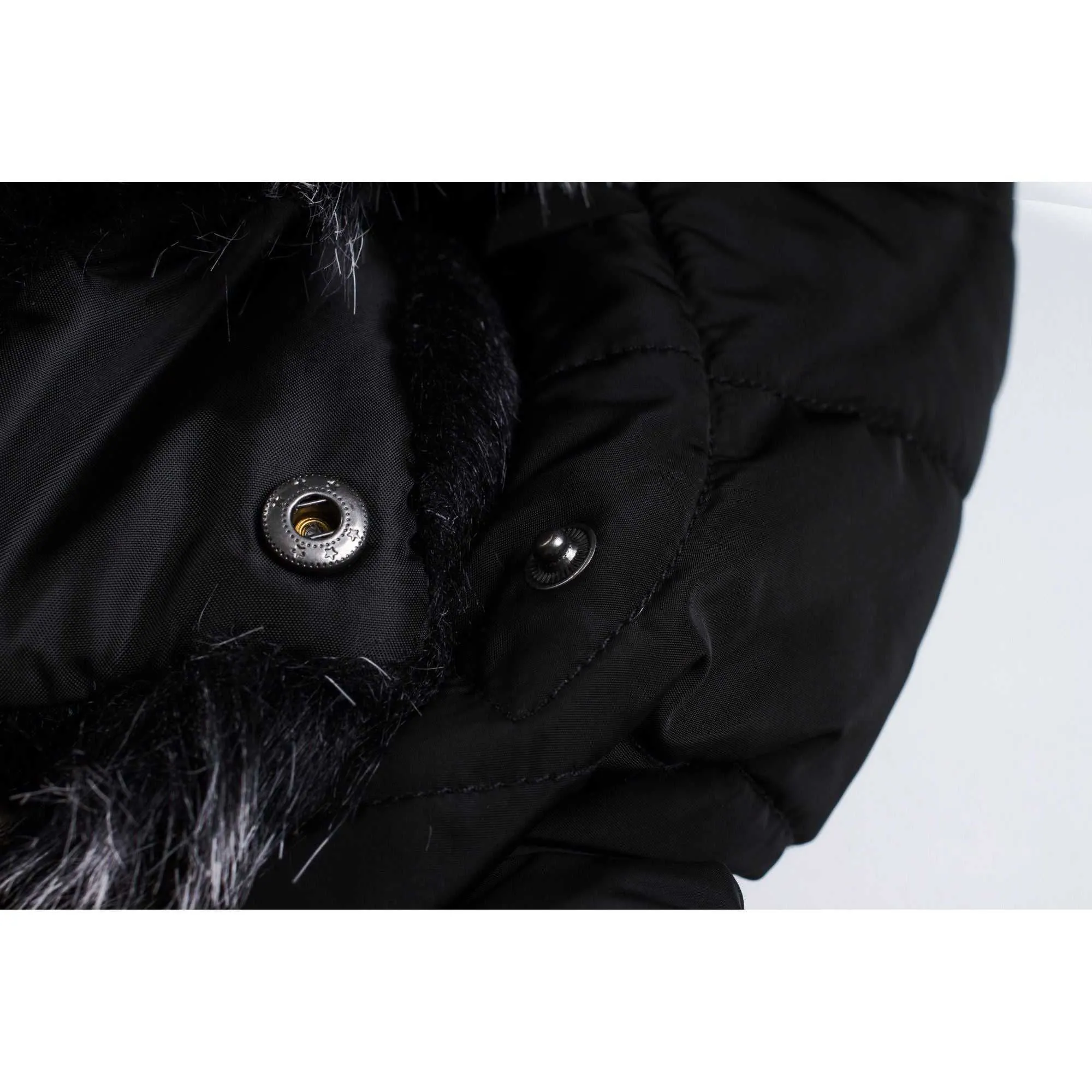 Mid Length Women's Winter Coat with Fleece Lining