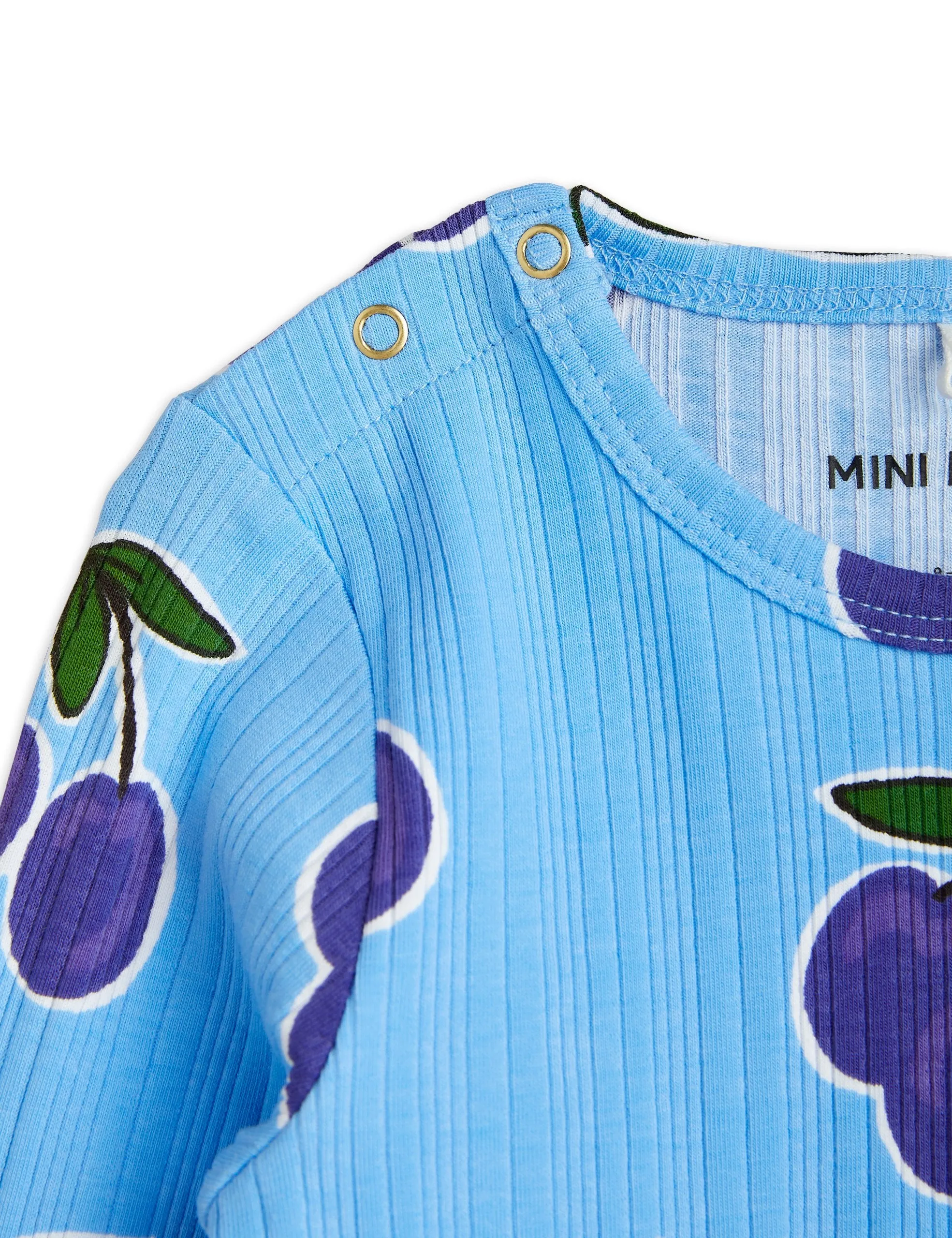 Mini Rodini BABY | Plum aop ls body