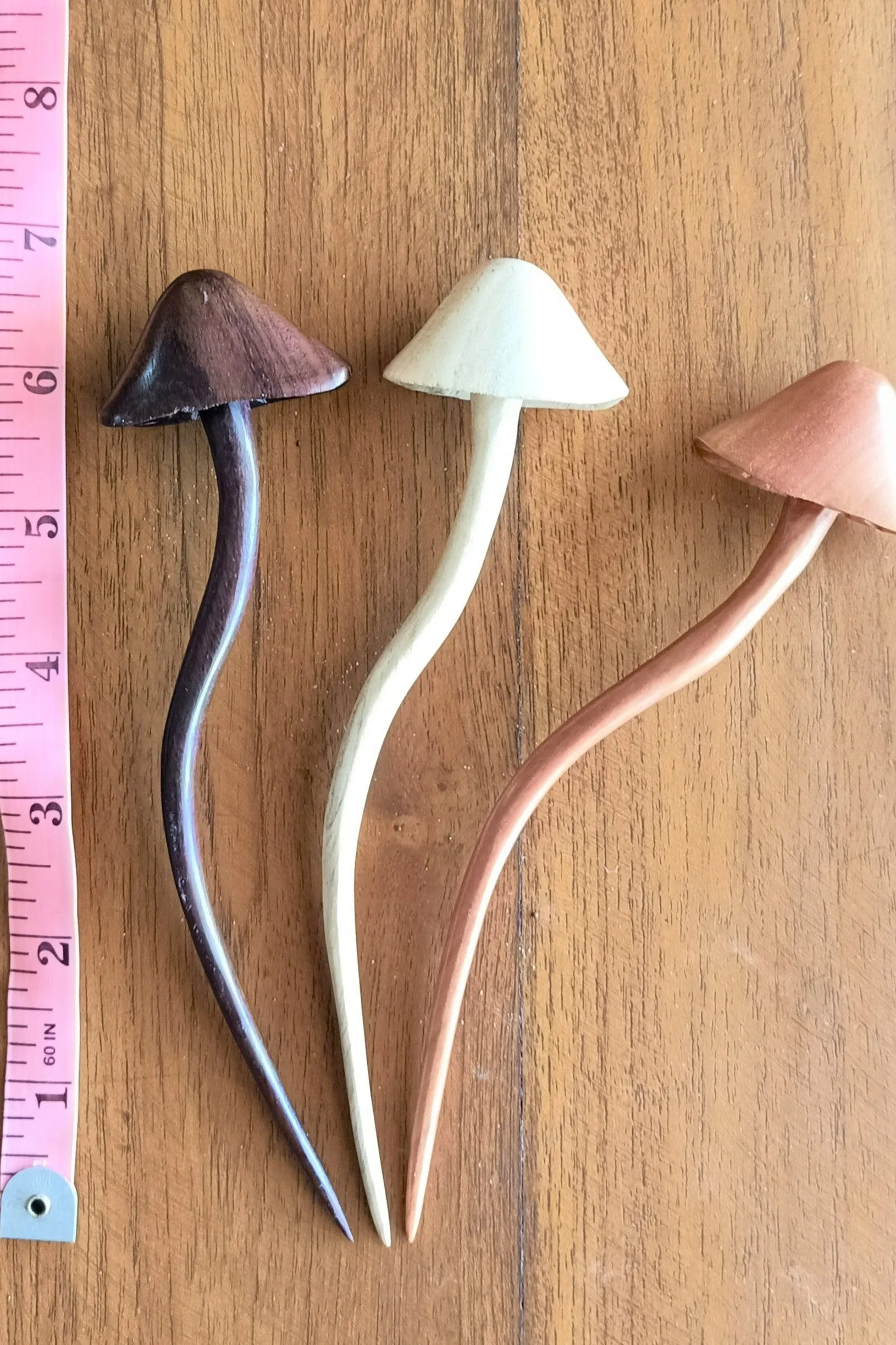 Mushroom Hair Sticks