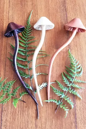 Mushroom Hair Sticks