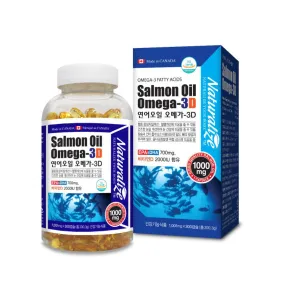 NATURALIZE Salmon Oil Omega 3D 300 Capsules EPA DHA Health Supplements Vitamin D Dry Eye Care