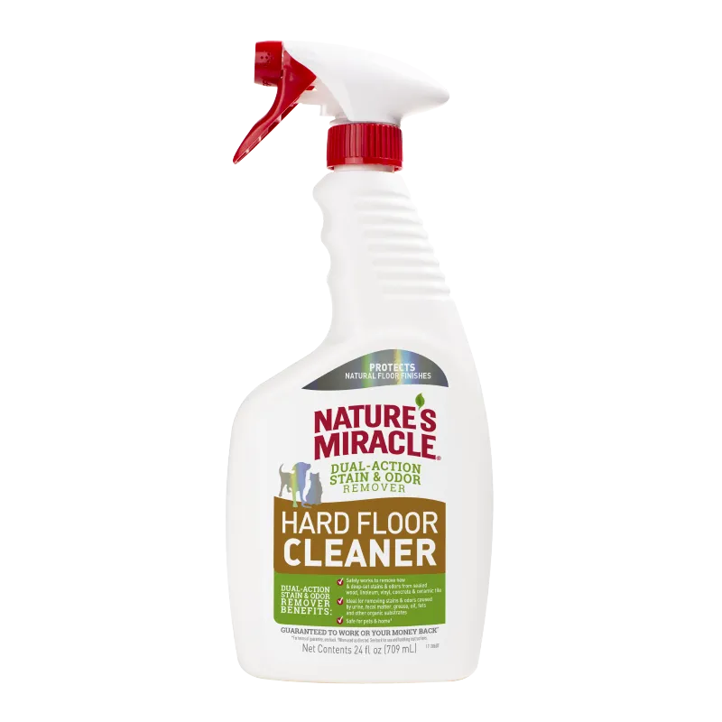 Nature's Miracle Hard Floor Cleaner Dual Action Stain and Odor Remover 24oz