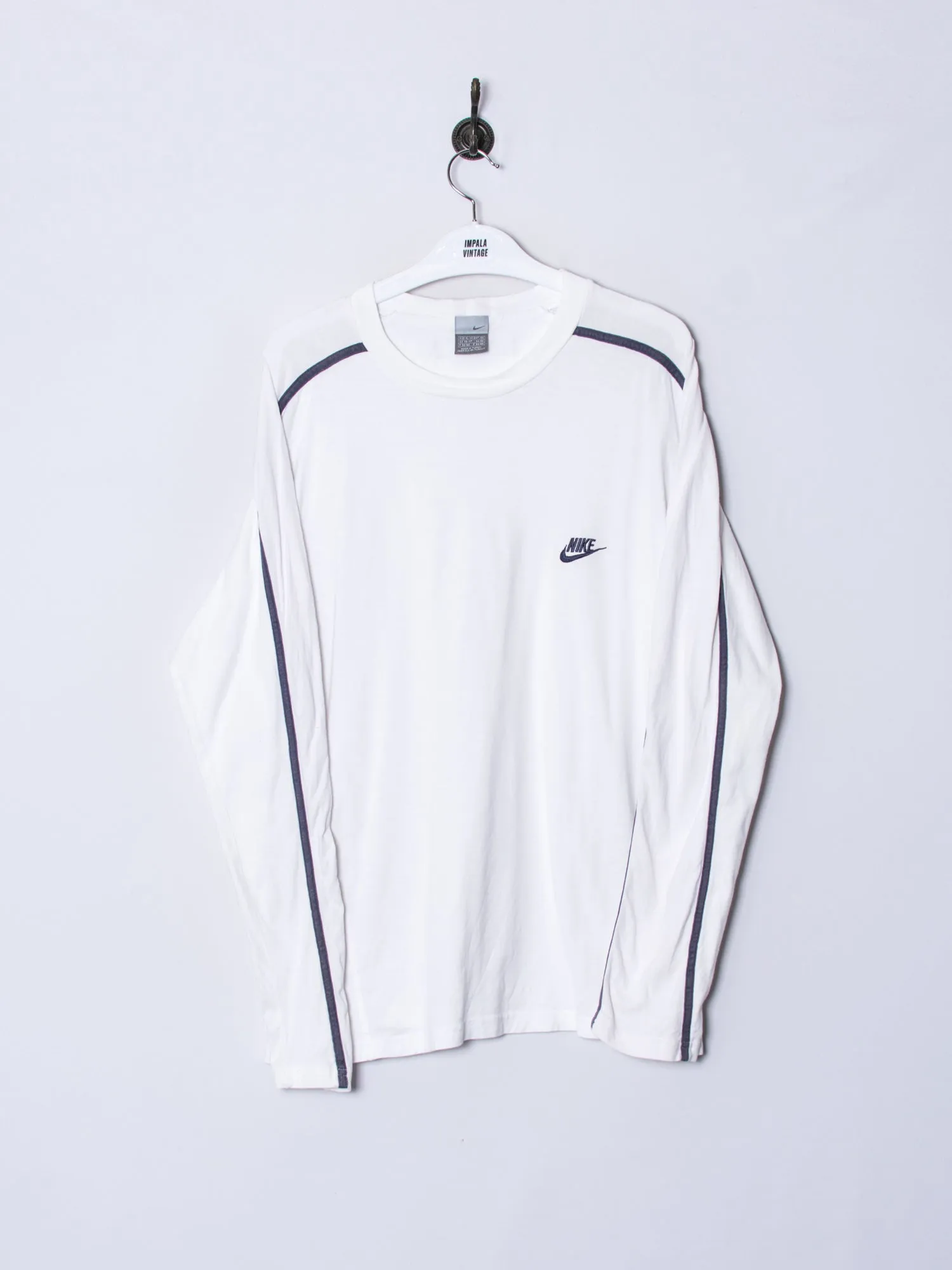 Nike White Long Sleeves Tee