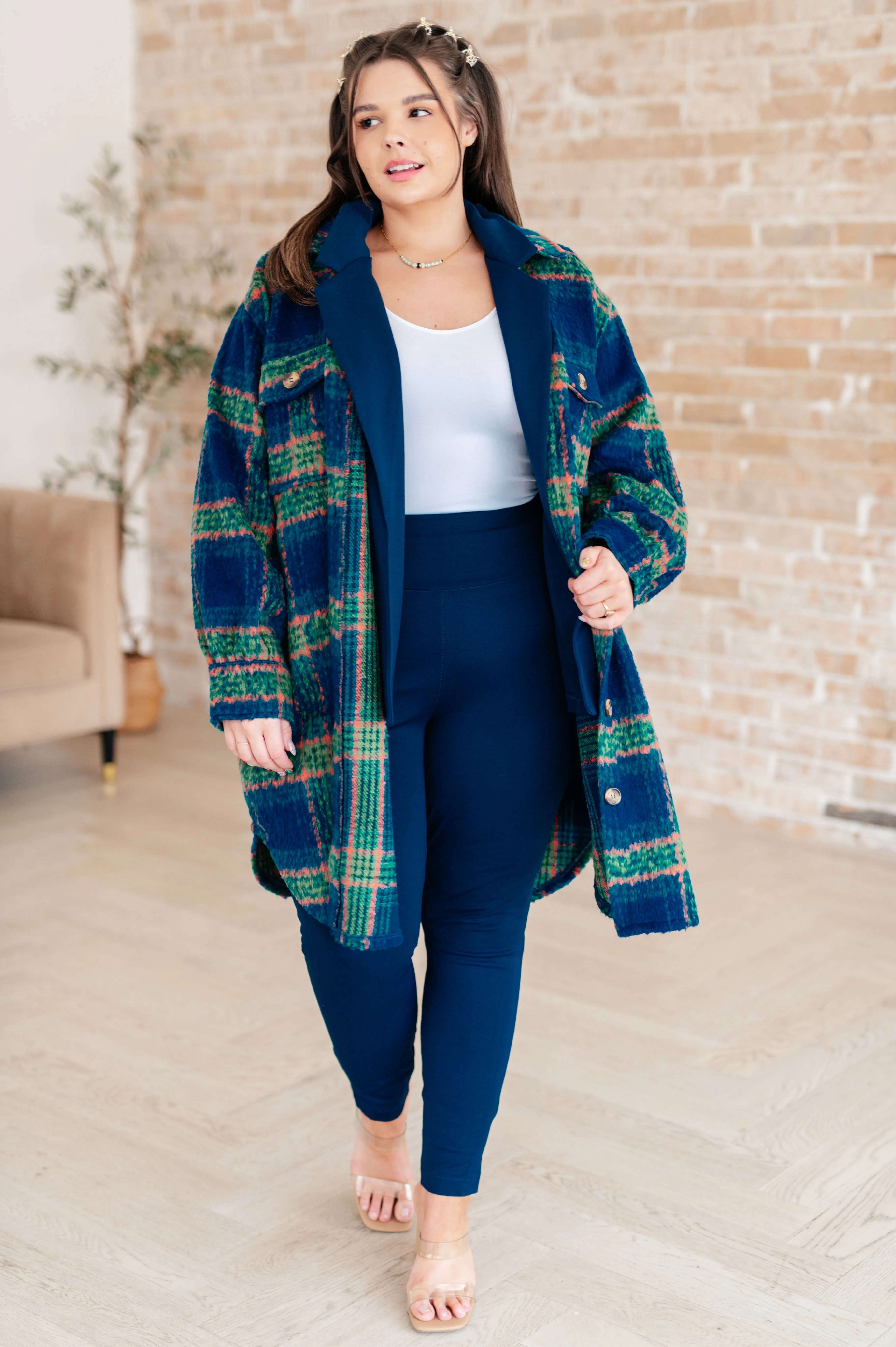 No Tears Plaid Coat - 2/23