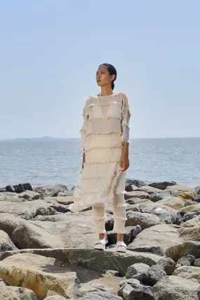 Off-White Tassle Tier Tunic