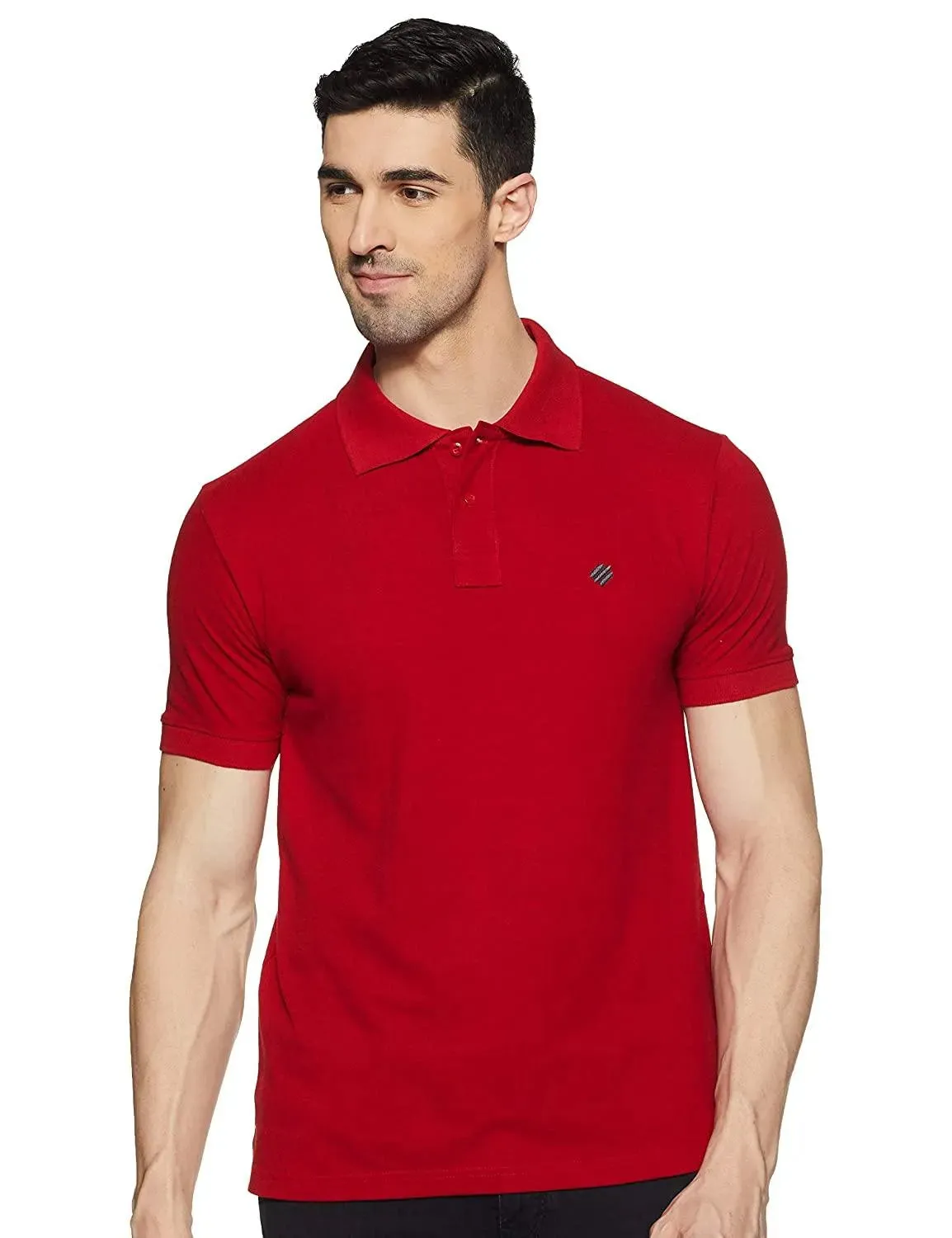 ONN Men's Cotton Polo T-Shirt (Pack of 2) in Solid Coffee-Red colours