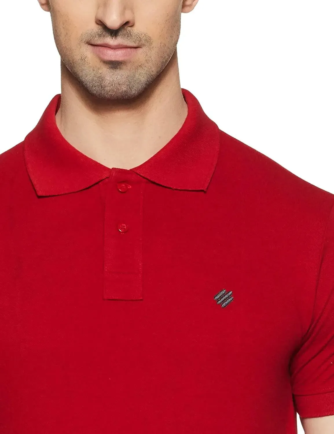 ONN Men's Cotton Polo T-Shirt (Pack of 2) in Solid Coffee-Red colours