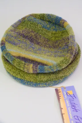 Orkney Landscape Pillbox Hat in Rolling Hills