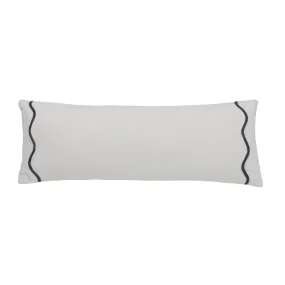 Orla Cotton Cushion Natural/Slate