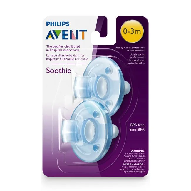 Philips Avent Soothie Blue 0-3m 2pk