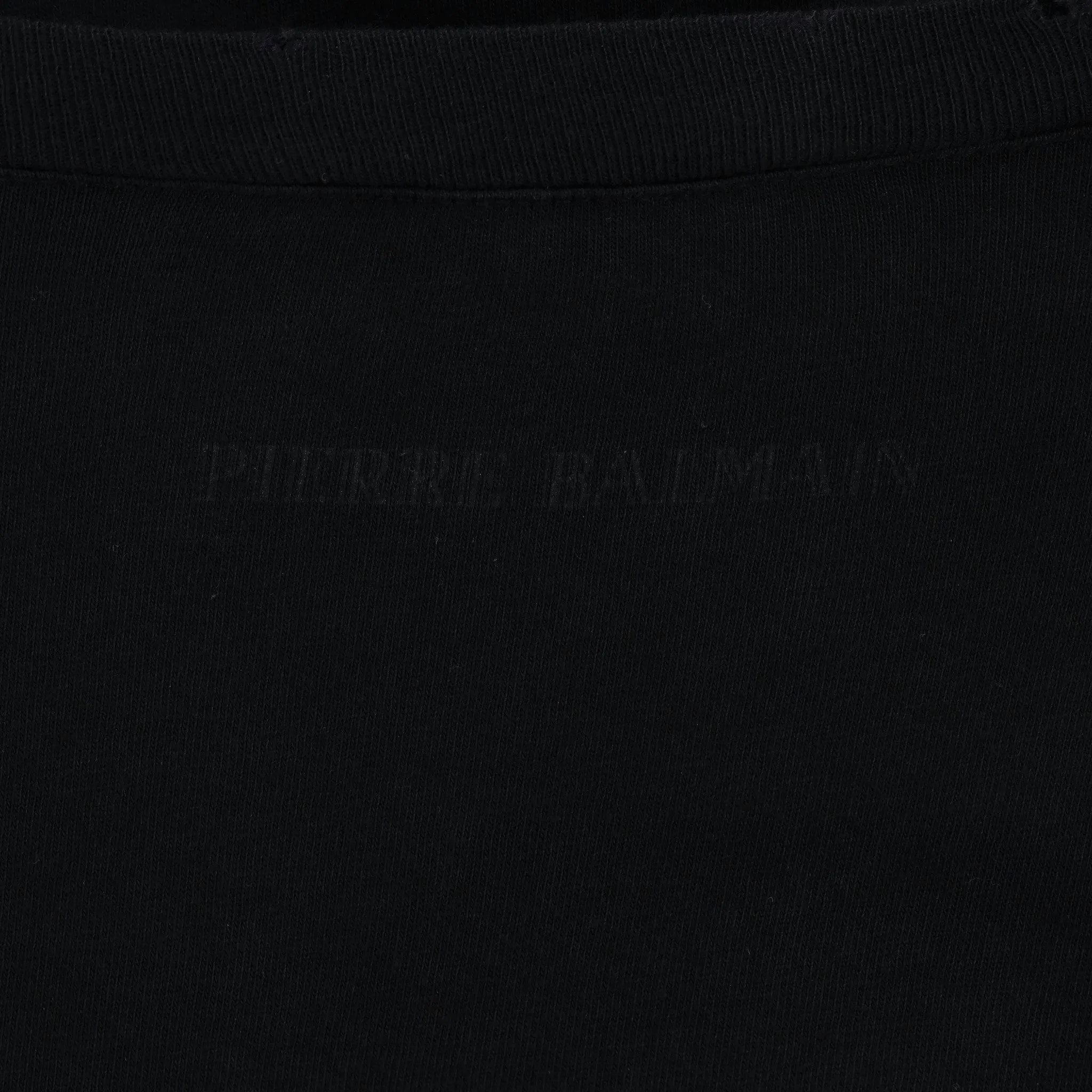 Pierre Balmain Distressed Cotton T-Shirt. Size 46FR